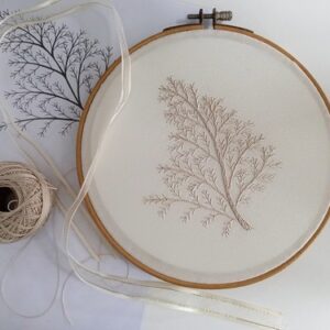 Simple Foliage Embroidery Pattern - Tinker Patterns