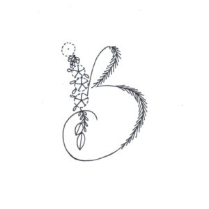 Letter ‘B’ Embroidery Pattern - Tinker Patterns